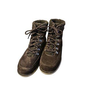 L.L.Bean Women’s Winter Hiking Boots Brown Suede Primaloft US 6.5